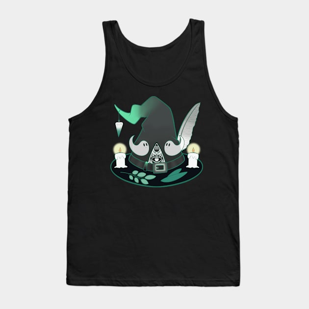 Summoning Spirit Hat Tank Top by gloomieandgrimm